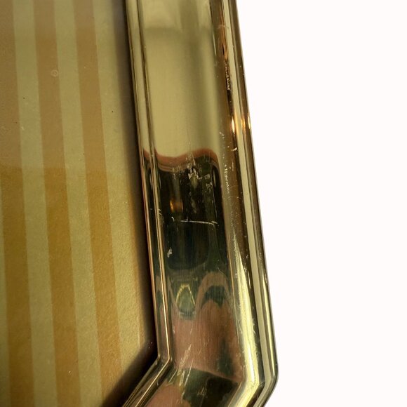 Bowon Solid Brass Picture Frame Octagon Photo Holder Polished Lacquer Coat 5"x7" - Picture 11 of 15